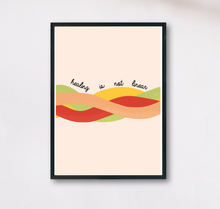 Lade das Bild in den Galerie-Viewer, psychologischer Kunstdruck healing is not linear