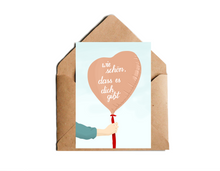 Lade das Bild in den Galerie-Viewer, Postkarte schön, dass es dich gibt!
