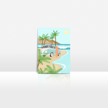 Lade das Bild in den Galerie-Viewer, Postkarte Sommer Sonne Surfen