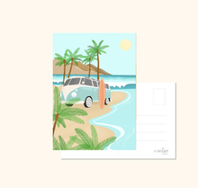 Lade das Bild in den Galerie-Viewer, Postkarte Sommer Sonne Surfen
