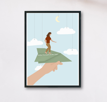 Lade das Bild in den Galerie-Viewer, Poster sind deine Träume größer als deine Ängste