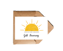 Lade das Bild in den Galerie-Viewer, Gute Besserung Karte hoffentlich strahlst du bald wieder