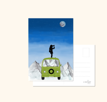 Lade das Bild in den Galerie-Viewer, Reise Postkarte Campervan