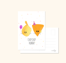 Lade das Bild in den Galerie-Viewer, lustige Geburtstagskarte Chip Chip Hurra