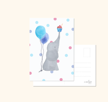 Lade das Bild in den Galerie-Viewer, Geburtstagskarte Elefant