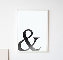 Lade das Bild in den Galerie-Viewer, modernes Typografie Poster Und Zeichen