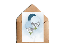 Lade das Bild in den Galerie-Viewer, Geburtstagskarte mit Luftballons