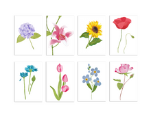 Lade das Bild in den Galerie-Viewer, Postkartenset Blumen