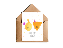 Lade das Bild in den Galerie-Viewer, lustige Geburtstagskarte Chip Chip Hurra