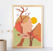 Lade das Bild in den Galerie-Viewer, Psychologie Poster glaube nicht alles was du denkst mit moderner Illustration