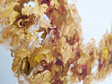 Lade das Bild in den Galerie-Viewer, Abstraktes Acryl Gemälde auf Leinwand mit Goldtönen