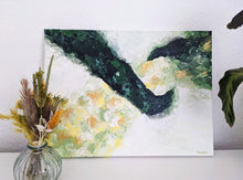 Lade das Bild in den Galerie-Viewer, Introjektion - Abstraktes Acrylbild auf Leinwand in grün