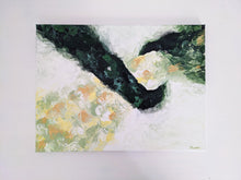 Lade das Bild in den Galerie-Viewer, Introjektion - Abstraktes Acrylbild auf Leinwand in grün