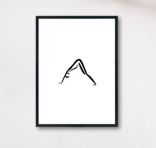 Lade das Bild in den Galerie-Viewer, Yoga Posen Kunstdruck Poster Set