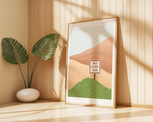Lade das Bild in den Galerie-Viewer, humorvolles Psychologie Poster mit Spruch Ängste bitte nicht füttern als Deko in Psychotherapiepraxis
