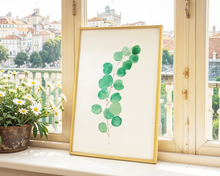 Lade das Bild in den Galerie-Viewer, Natur Kunstdruck aquarell Eukalyptus
