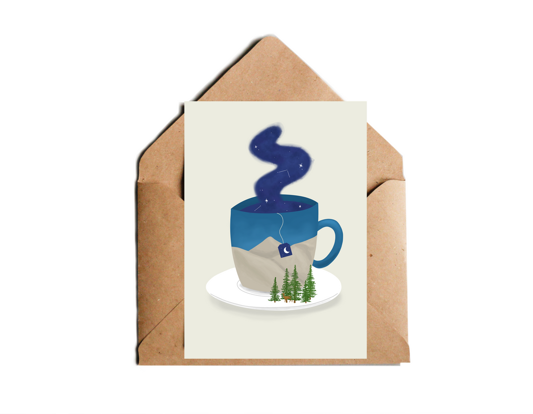 Reise Postkarte Fernweh Tasse