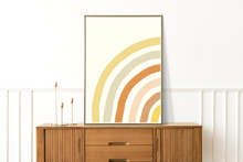 Lade das Bild in den Galerie-Viewer, Kunstdruck Regenbogen im Boho Stil
