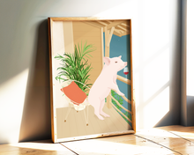 Lade das Bild in den Galerie-Viewer, kreative Wanddekoration mit surrealem Schwein Poster
