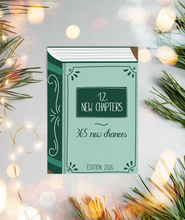 Lade das Bild in den Galerie-Viewer, Mut machende Silvester Karte in mintgrünem Design
