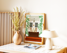 Lade das Bild in den Galerie-Viewer, Hygge Terrasse Poster als Teil einer Boho Tisch Dekoration
