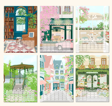 Lade das Bild in den Galerie-Viewer, Überblick über die Kalenderblätter Januar bis Juni im Wandkalender 
