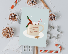 Lade das Bild in den Galerie-Viewer, Weihnachtskarte Schokoladenbad
