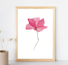 Lade das Bild in den Galerie-Viewer, Kunstdruck aquarell Blume
