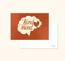 Lade das Bild in den Galerie-Viewer, Postkarte be kind to your mind
