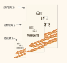 Lade das Bild in den Galerie-Viewer, Postkarte Hätte Hätte Fahrradkette
